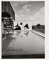 Stillman House I -Swimming pool designed by Marcel Breuer.