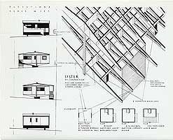Plas-2-Point prefabricated house, elevation drawings.