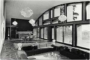 Geller House II, interior, Lawrence, Long Island, New York.